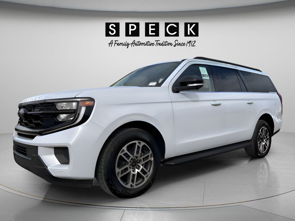2026 Ford Expedition MAX Active in Space Silver Metallic — front three-quarter view