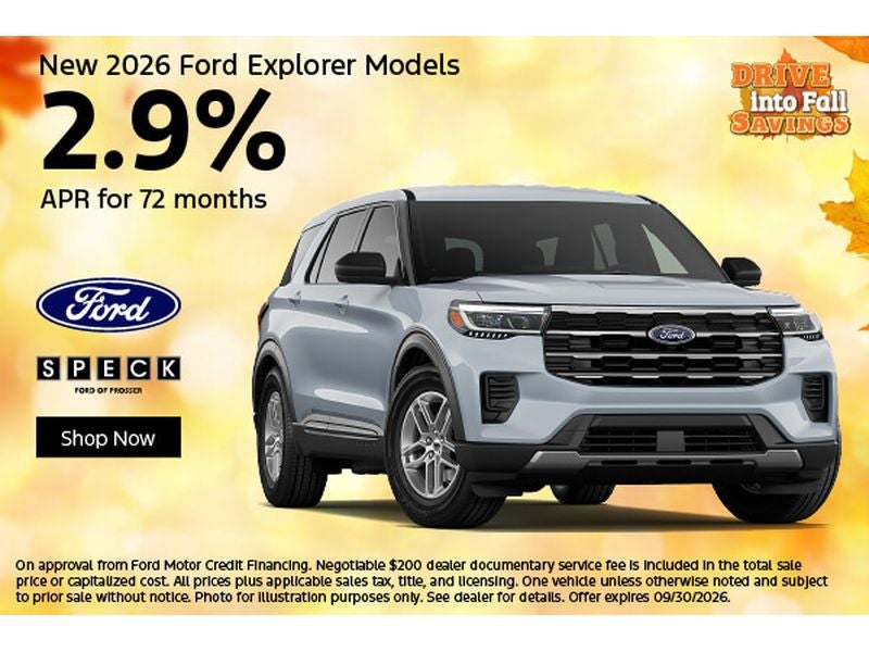 2026 Ford Explorer — side profile view
