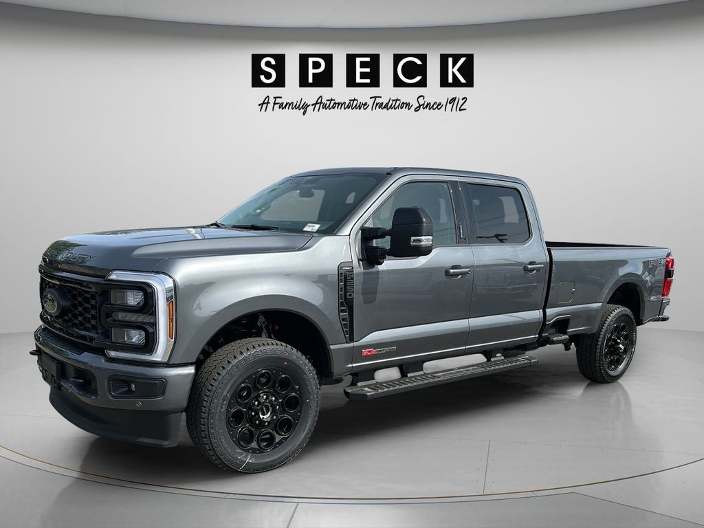 2026 Ford F-250 LARIAT in Carbonized Gray Metallic — front three-quarter view