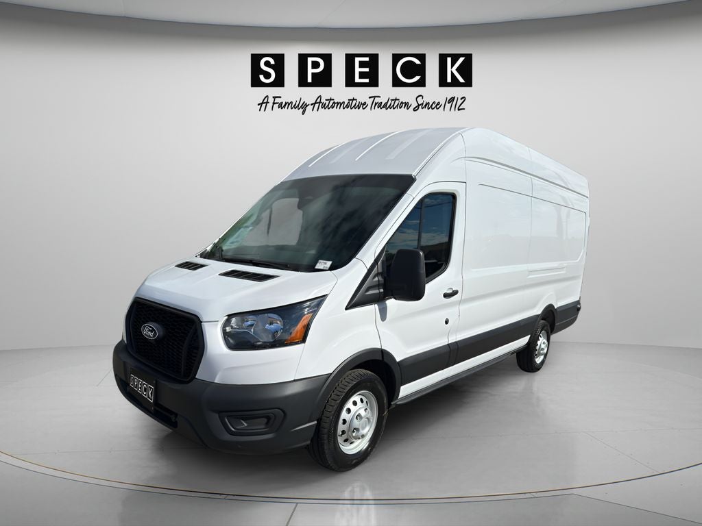 2026 Ford Transit Van Base in Oxford White — front three-quarter view