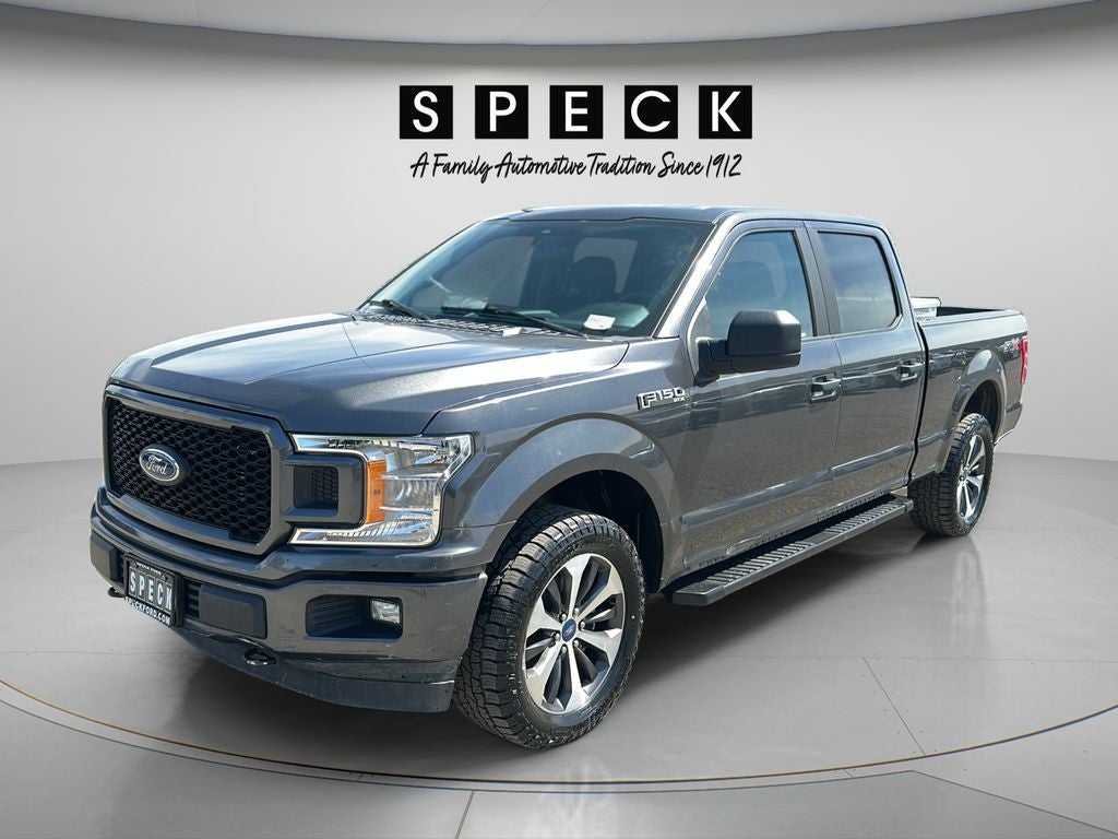 2020 Ford F-150 XL in Magnetic Metallic — front three-quarter view