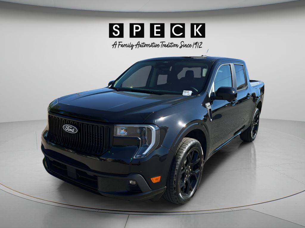 2026 Ford Maverick Lobo High in Shadow Black — front three-quarter view