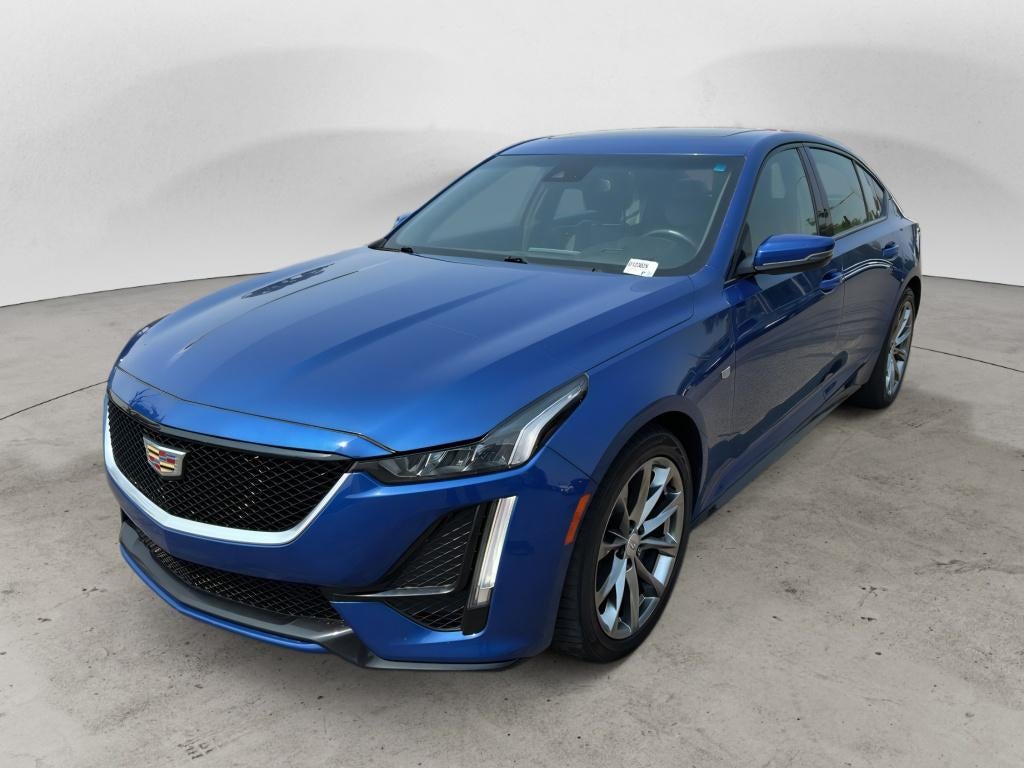2020 Cadillac CT5 Sport in Oconus Metallic — front three-quarter view