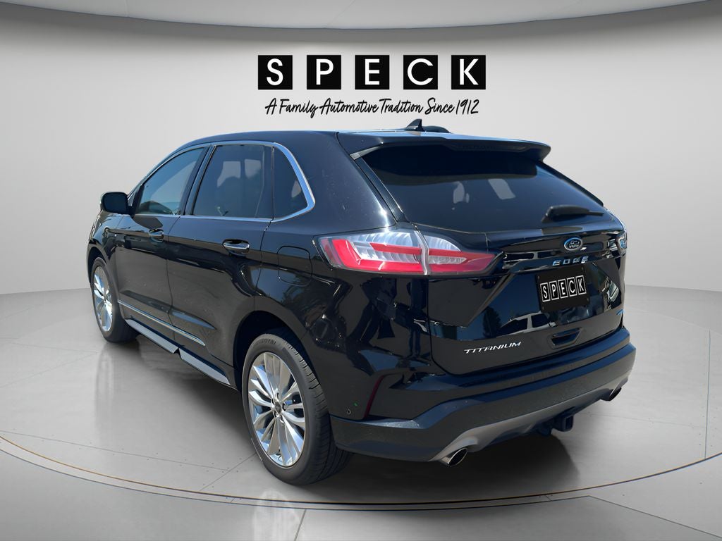 2021 Ford Edge — rear three-quarter view