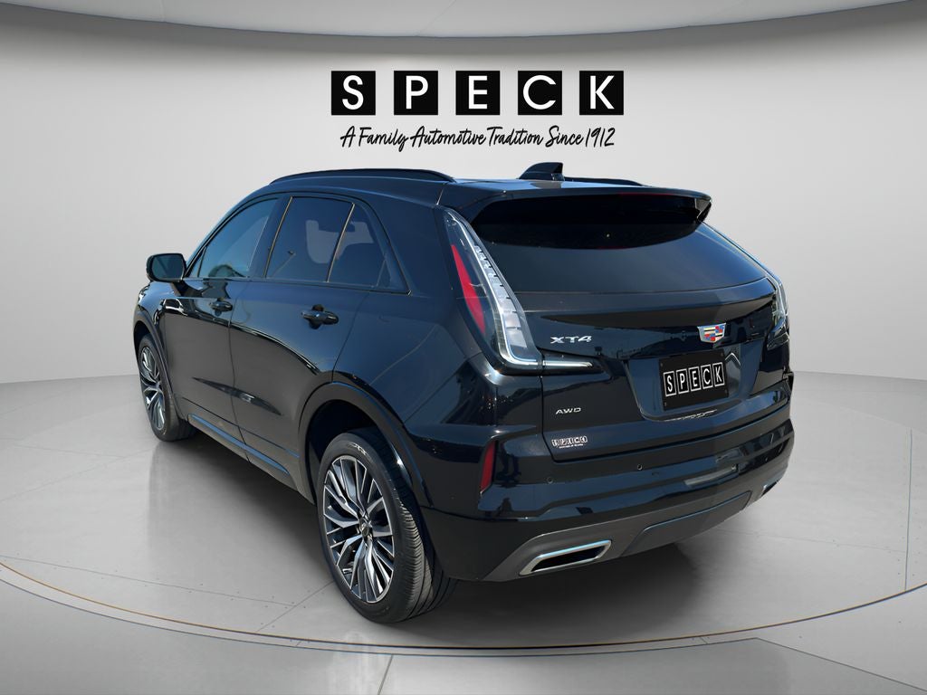 2024 Cadillac XT4 — rear three-quarter view