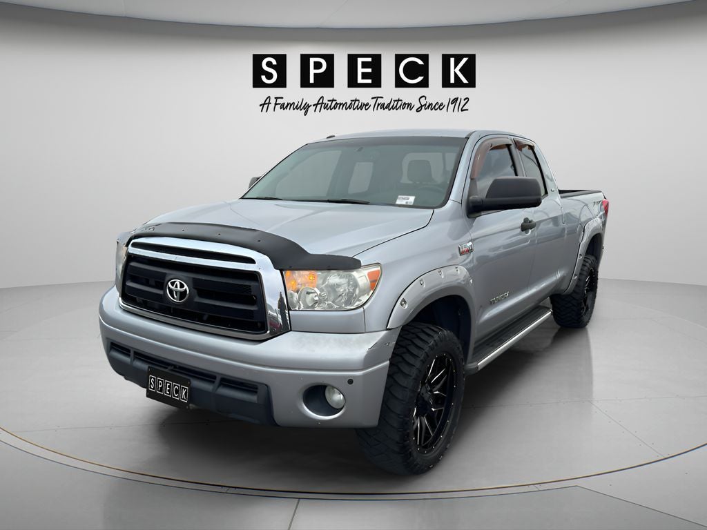 2012 Toyota Tundra Grade 5.7L V8 in Silver — front three-quarter view