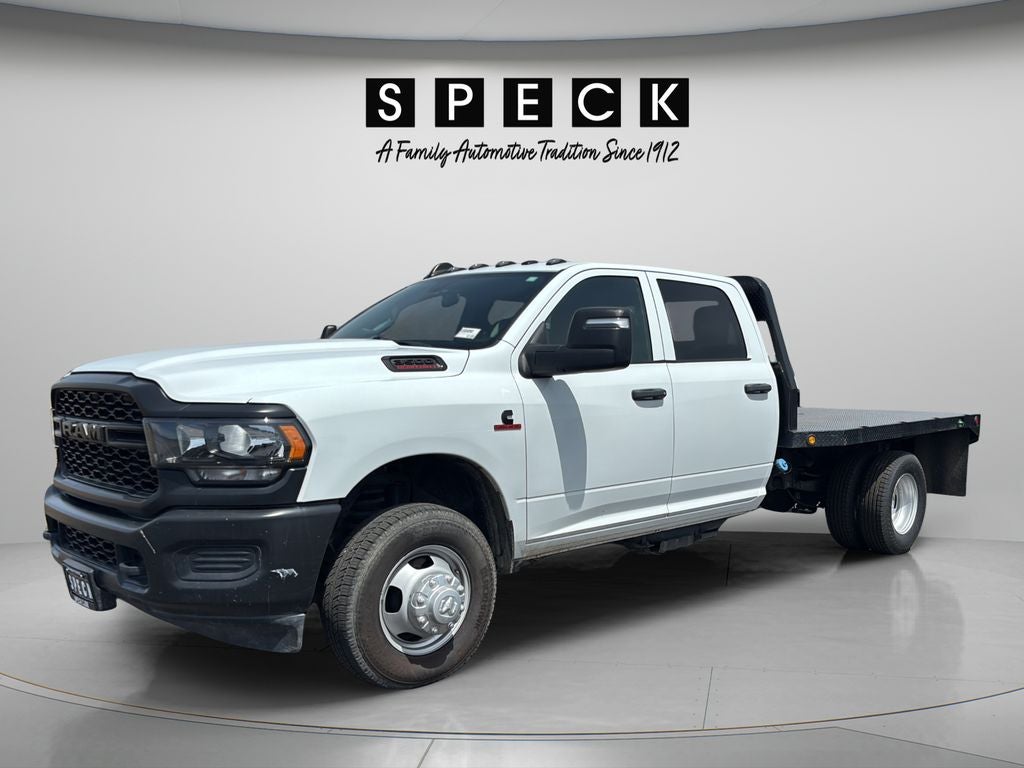 2023 RAM 3500 Chassis Tradesman/SLT/Laramie/Limited in Bright White Clearcoat — front three-quarter view