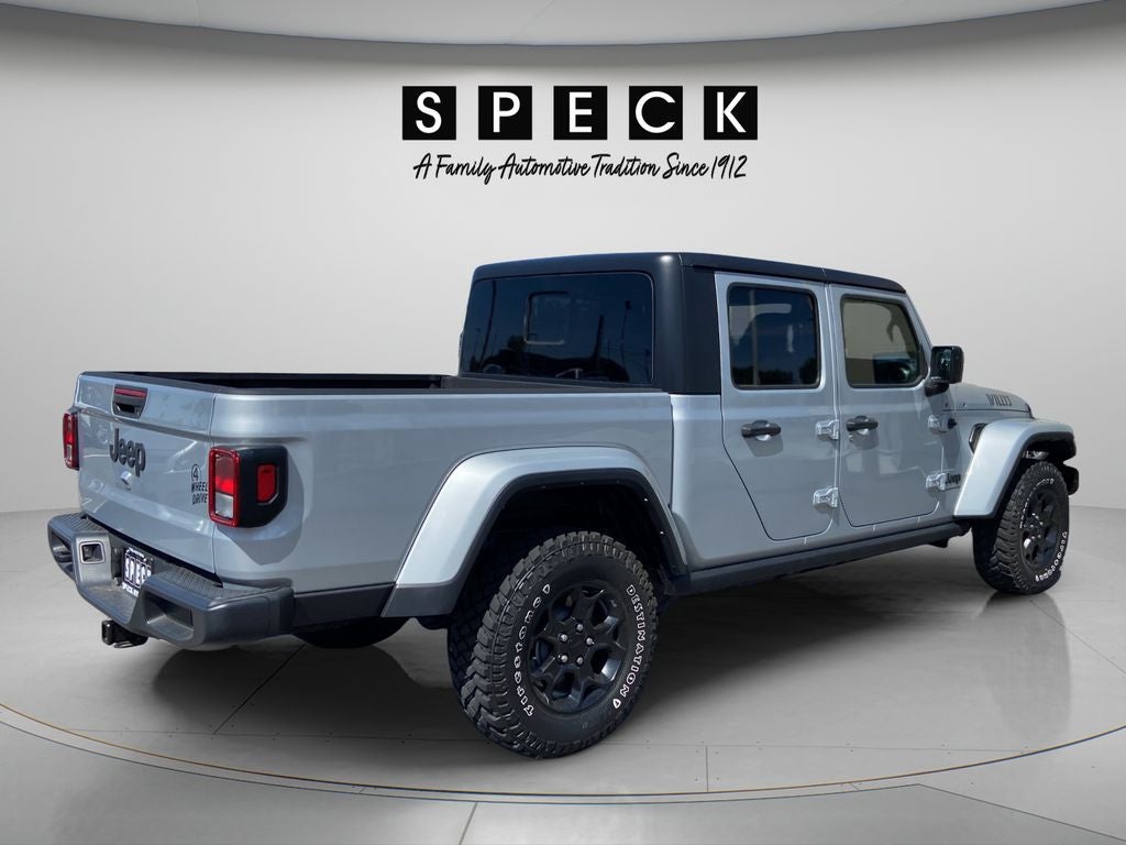 2023 Jeep Gladiator — rear three-quarter view